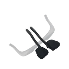 Carbon Fiber Aero Bars 340mm Clip On Bullhorn Road Bike 3K Glossy