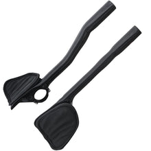 Carbon Fiber Aero Bars 340mm Clip On Bullhorn Road Bike 3K Glossy