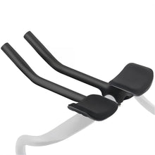 Carbon Fiber Aero Bars 340mm Clip On Bullhorn Road Bike 3K Glossy