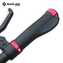 SAPLIZE Aluminum Double Lock On Bike Grips Ergonomic Anti Slip TPE