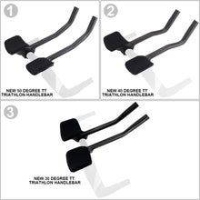 Carbon Fiber Aero Bars 340mm Clip On Bullhorn Road Bike 3K Glossy