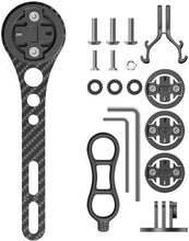 Carbon Fiber Out Front Bike Mount For Integrated Handlebars Holds GPS