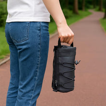 2.5L Waterproof Bike Handlebar Bag With Zipper And Shoulder Strap