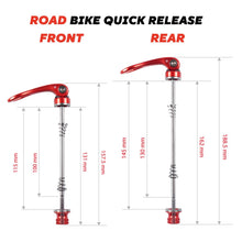 CNC Quick Release Skewer Front Rear Wheel Axle For Mountain Road Bikes