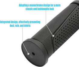90mm Black Rubber Bicycle Handlebar Grips Short Mini