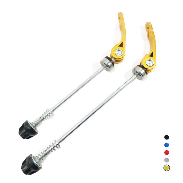 Road MTB Front Rear Quick Release Skewers 145 180 Pair