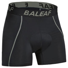 Baleaf 3D Padded Mens Bike Shorts Moisture Wicking Polyester Spandex