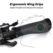 SAPLIZE Aluminum Double Lock On Bike Grips Ergonomic Anti Slip TPE