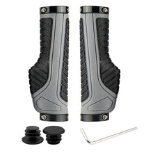 SAPLIZE Aluminum Double Lock On Bike Grips Ergonomic Anti Slip TPE