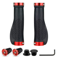 SAPLIZE Aluminum Double Lock On Bike Grips Ergonomic Anti Slip TPE