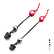 Road MTB Front Rear Quick Release Skewers 145 180 Pair