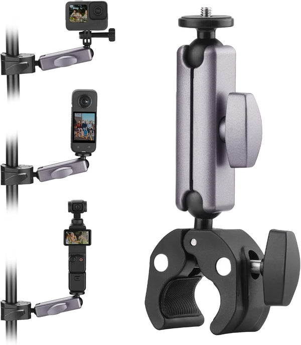 Aluminum Bike Mount Clamp With Adapters For Insta360 X5 X4 X3 Go 3S