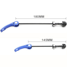 Road MTB Front Rear Quick Release Skewers 145 180 Pair