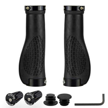 SAPLIZE Aluminum Double Lock On Bike Grips Ergonomic Anti Slip TPE