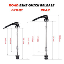 CNC Quick Release Skewer Front Rear Wheel Axle For Mountain Road Bikes