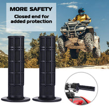 7/8 Inch ATV Handlebar Grips, Soft Rubber, Universal Fit Quad
