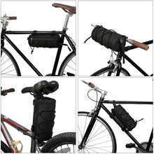 2.5L Waterproof Bike Handlebar Bag With Zipper And Shoulder Strap
