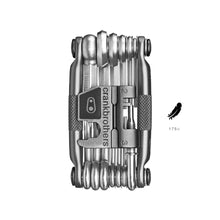 Crankbrothers M19 Multi Tool Matte Black Red High Tensile Steel
