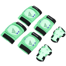 Bosoner Kids Knee Elbow Wrist Pads Set PVC Adjustable Velcro 3 To 15
