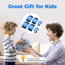 Bosoner Kids Knee Elbow Wrist Pads Set PVC Adjustable Velcro 3 To 15