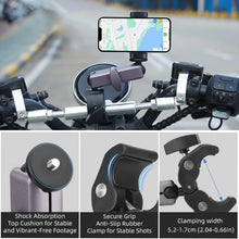 Aluminum Bike Mount Clamp With Adapters For Insta360 X5 X4 X3 Go 3S