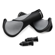 SAPLIZE Aluminum Double Lock On Bike Grips Ergonomic Anti Slip TPE