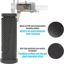 90mm Black Rubber Bicycle Handlebar Grips Short Mini