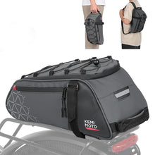 KEMIMOTO 8L PVC Water Resistant Rear Rack Bike Bag Pink