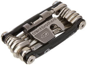 Crankbrothers M19 Multi Tool Matte Black Red High Tensile Steel