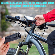 90mm Black Rubber Bicycle Handlebar Grips Short Mini