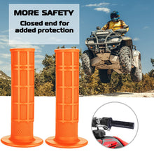 7/8 Inch ATV Handlebar Grips, Soft Rubber, Universal Fit Quad