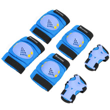 Bosoner Kids Knee Elbow Wrist Pads Set PVC Adjustable Velcro 3 To 15