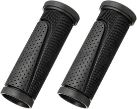 90mm Black Rubber Bicycle Handlebar Grips Short Mini