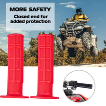7/8 Inch ATV Handlebar Grips, Soft Rubber, Universal Fit Quad