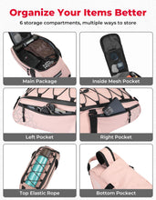 KEMIMOTO 8L PVC Water Resistant Rear Rack Bike Bag Pink