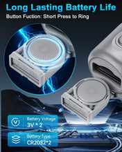 Electric Bike Horn 130dB Bell Fits 22.2-32mm Handlebars 3V Battery