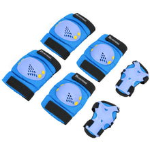 Bosoner Kids Knee Elbow Wrist Pads Set PVC Adjustable Velcro 3 To 15