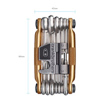 Crankbrothers M19 Multi Tool Matte Black Red High Tensile Steel