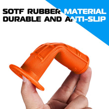 7/8 Inch ATV Handlebar Grips, Soft Rubber, Universal Fit Quad