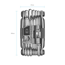 Crankbrothers M19 Multi Tool Matte Black Red High Tensile Steel