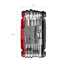 Crankbrothers M19 Multi Tool Matte Black Red High Tensile Steel