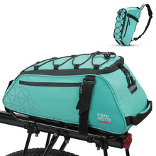 KEMIMOTO 8L PVC Water Resistant Rear Rack Bike Bag Pink