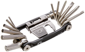 Crankbrothers M19 Multi Tool Matte Black Red High Tensile Steel