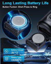 Electric Bike Horn 130dB Bell Fits 22.2-32mm Handlebars 3V Battery