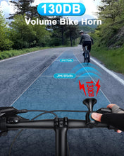 Electric Bike Horn 130dB Bell Fits 22.2-32mm Handlebars 3V Battery