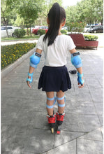 Bosoner Kids Knee Elbow Wrist Pads Set PVC Adjustable Velcro 3 To 15