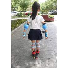 Bosoner Kids Knee Elbow Wrist Pads Set PVC Adjustable Velcro 3 To 15